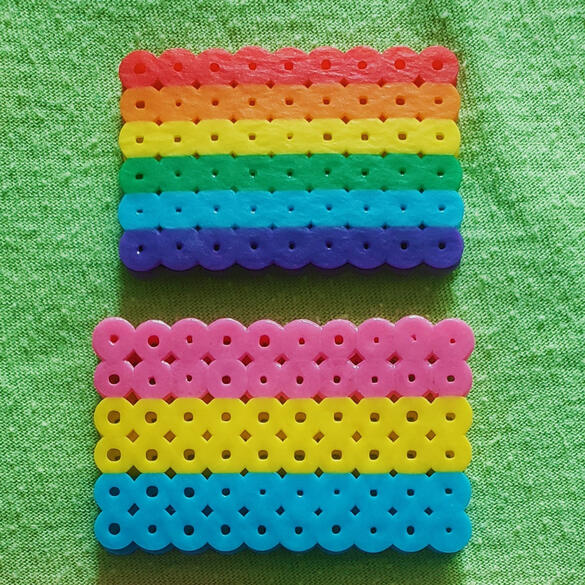 Gay and Pan Pride XS Flags