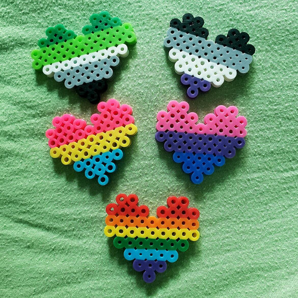 Pride Hearts XS