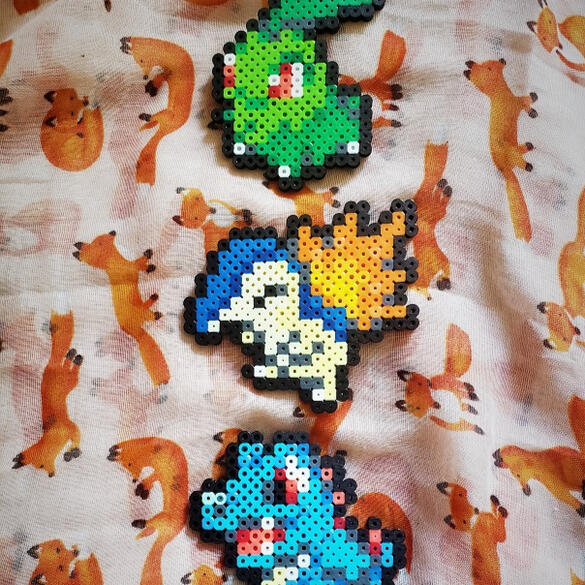 Johto Starters S